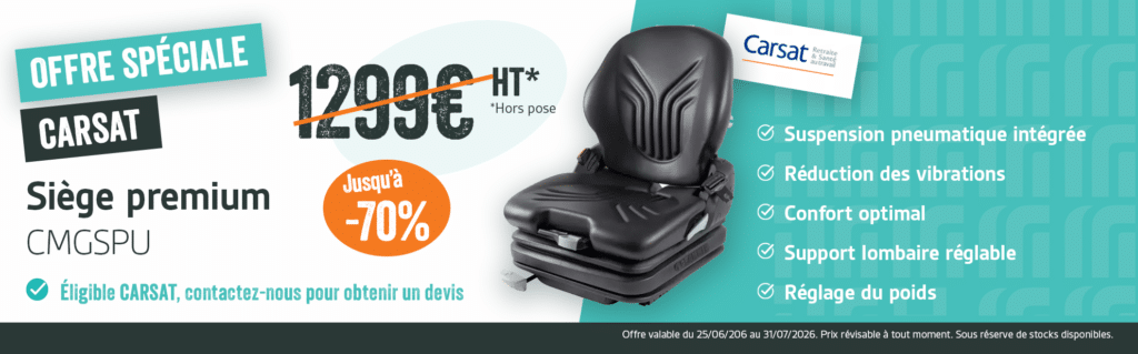 Offre Spéciale : Siège premium éligible CARSAT